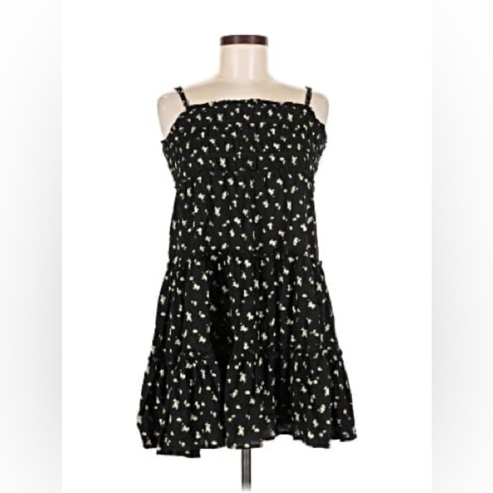 Aeropostale Dark Floral black Dress size S